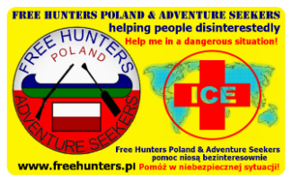 I.C.E. (ICE)

Free Hunters Poland & Adventure Seekers
Polish Radio dx Group HF and CB
FOXTROT HOTEL

Polska Grupa Radiowa dx KF i CB
www.freehunters.pl